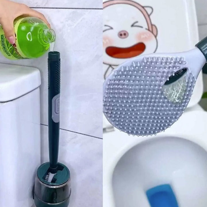 Cepillo en silicón para el baño