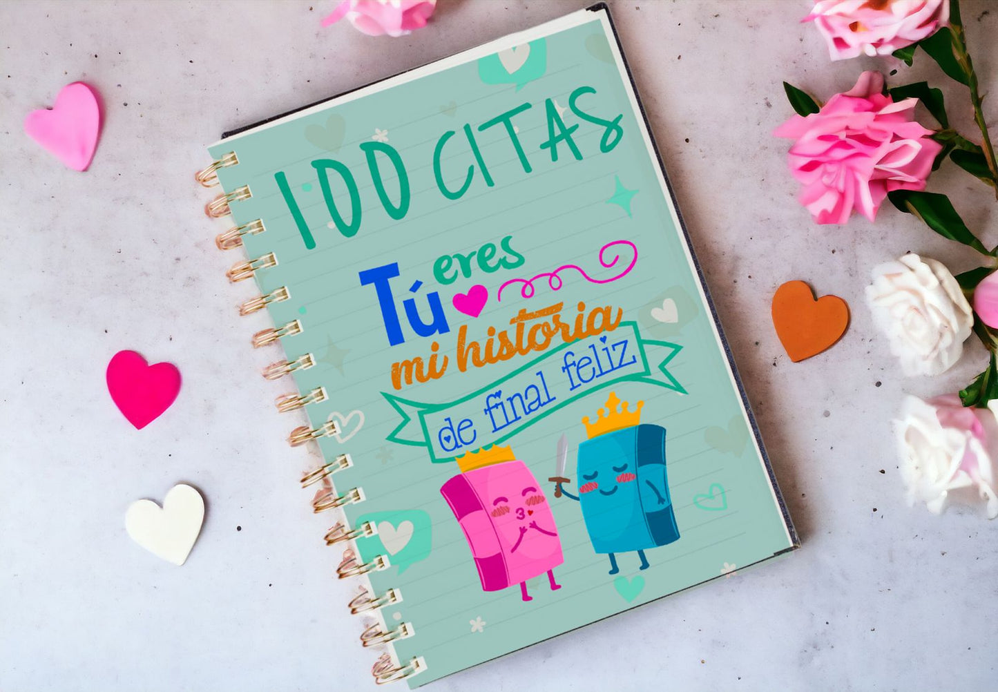 LIBRO ÁLBUM RETO 100 CITAS PARA PAREJAS