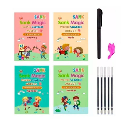 Set Cuaderno Magic Caligrafia Montessori (Inglés)